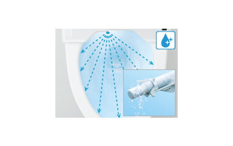 使用後 ⑨便器きれい・ノズルきれい